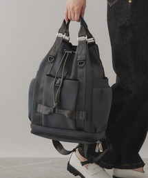 STORY | 【KATHARINE ROSS】story. 6ポケット軽量バックパック 取り外し可ポーチ付(バックパック/リュック)