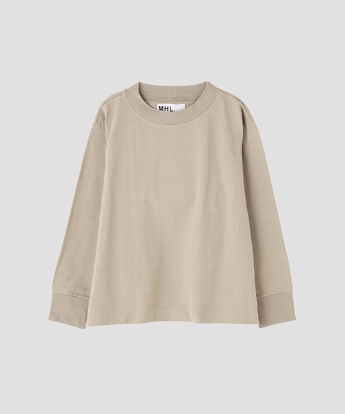 MHL.(エムエイチエル)の「MATT COTTON JERSEY(Tシャツ/カットソー・レディース・ブラウン/グレー・2)」の7枚目の写真