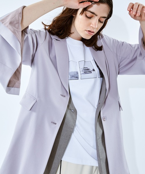 LA BELLE ETUDE(ラベルエチュード)の「【UNISEX】Road Trip TシャツⅢ(Tシャツ/カットソー・レディース・ブラック/ホワイト・2/1)」の4枚目の写真