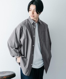 ITEMS URBANRESEARCH | オーバーサイズストライプシャツ(シャツ/ブラウス)