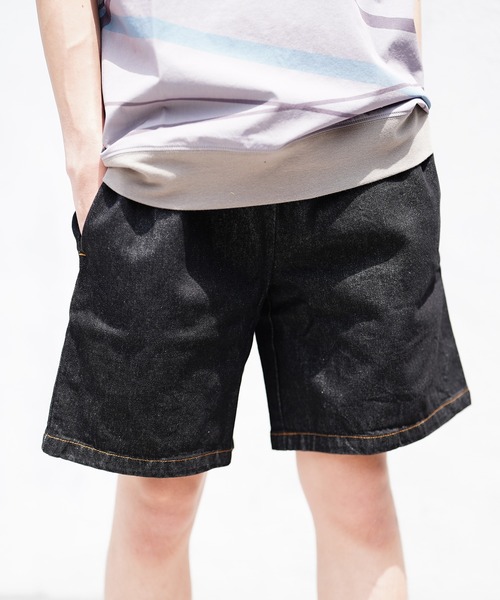 COOKMAN(クックマン)の「Cookman クックマン シェフショートパンツ ハーフパンツ イージーパンツ デニム ブラック(デニムパンツ・メンズ・ブラック・LARGE/MEDIUM)」の15枚目の写真