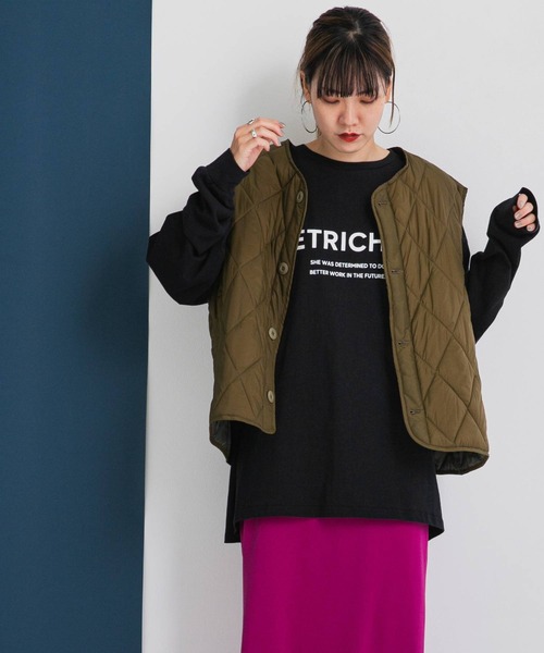 bohmal（ボマール）の「オーバーサイズロゴロンT（Tシャツ/カットソー・レディース・ブラック/オフホワイト・FREE）」の2枚目の写真
