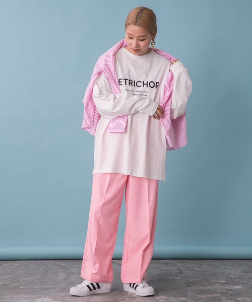 bohmal（ボマール）の「オーバーサイズロゴロンT（Tシャツ/カットソー・レディース・ブラック/オフホワイト・FREE）」の22枚目の写真