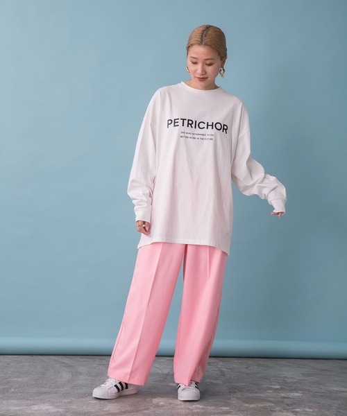 bohmal（ボマール）の「オーバーサイズロゴロンT（Tシャツ/カットソー・レディース・ブラック/オフホワイト・FREE）」の16枚目の写真
