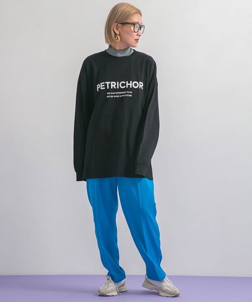 bohmal（ボマール）の「オーバーサイズロゴロンT（Tシャツ/カットソー・レディース・ブラック/オフホワイト・FREE）」の17枚目の写真