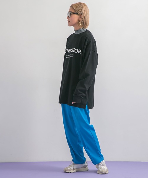 bohmal（ボマール）の「オーバーサイズロゴロンT（Tシャツ/カットソー・レディース・ブラック/オフホワイト・FREE）」の11枚目の写真