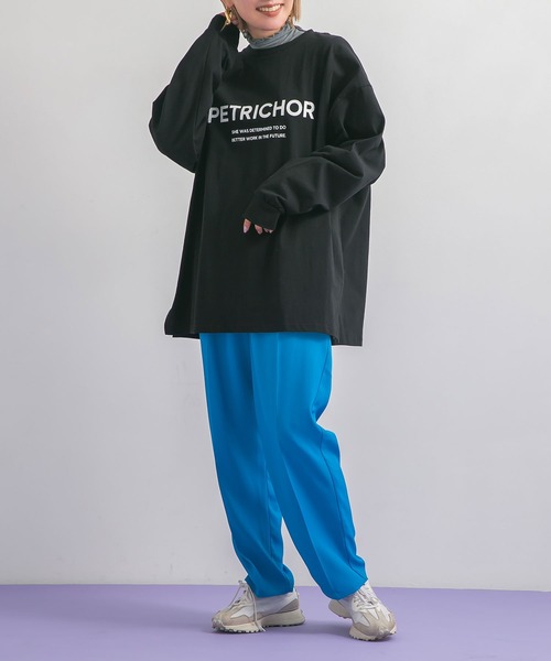 bohmal（ボマール）の「オーバーサイズロゴロンT（Tシャツ/カットソー・レディース・ブラック/オフホワイト・FREE）」の18枚目の写真
