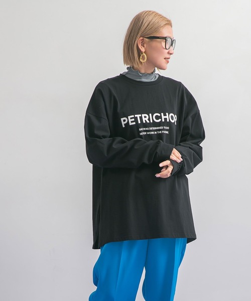 bohmal（ボマール）の「オーバーサイズロゴロンT（Tシャツ/カットソー・レディース・ブラック/オフホワイト・FREE）」の10枚目の写真