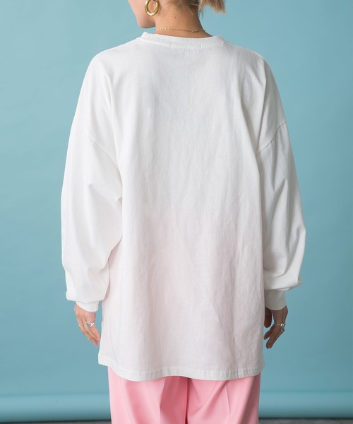 bohmal（ボマール）の「オーバーサイズロゴロンT（Tシャツ/カットソー・レディース・ブラック/オフホワイト・FREE）」の21枚目の写真