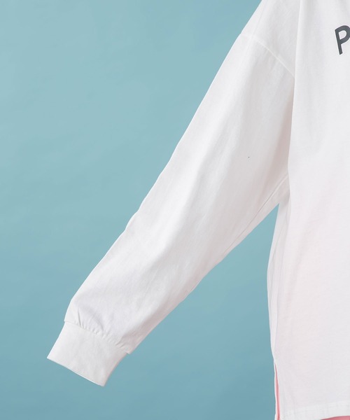 bohmal（ボマール）の「オーバーサイズロゴロンT（Tシャツ/カットソー・レディース・ブラック/オフホワイト・FREE）」の5枚目の写真