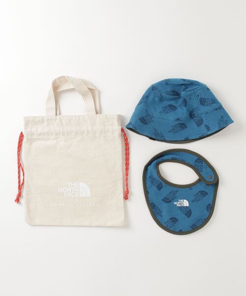 THE NORTH FACE（ザノースフェイス）の「ザ ノース フェイス THE NORTH FACE Baby Hat Bib Set(ベビーハットビブセット)（その他ベビー用品・キッズ・オフホワイト/ダークパープル/ダークブルー・J/M）」の3枚目の写真