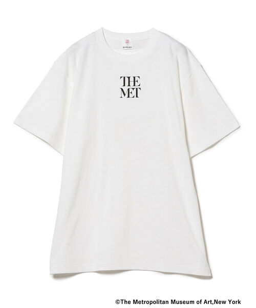 BEAMS BOY（ビームスボーイ）の「THE MET × BEAMS BOY / MINI LOGO T（Tシャツ/カットソー・レディース・ネイビー/オフホワイト・X-LARGE）」の12枚目の写真