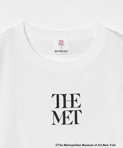 BEAMS BOY（ビームスボーイ）の「THE MET × BEAMS BOY / MINI LOGO T（Tシャツ/カットソー・レディース・ネイビー/オフホワイト・X-LARGE）」の11枚目の写真