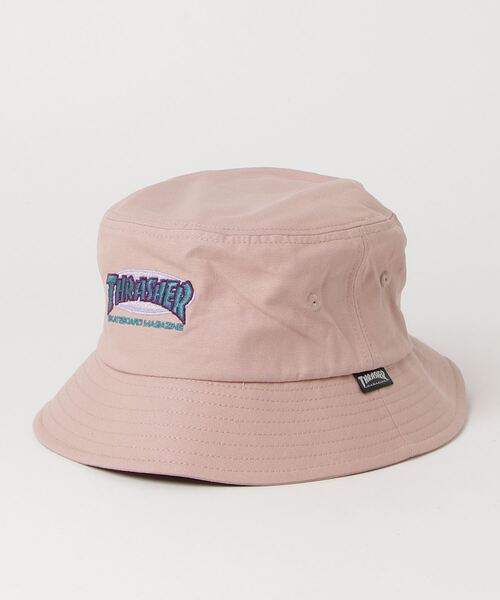 THRASHER（スラッシャー）の「THRASHER/スラッシャー キッズ ハット 22TH-H06K（ハット・キッズ・ホワイト/ピンク/ブラック・FREE）」の3枚目の写真