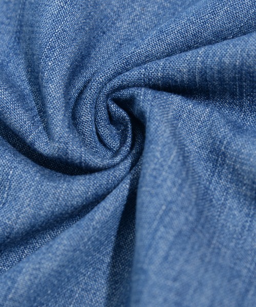 Wrangler（ラングラー）の「［Wrangler ラングラー］Women’s Western Denim Snap Dress ウエスタン デニム シャツ ワンピース（シャツワンピース・レディース・ライトインディゴブルー・S/L/M）」の12枚目の写真