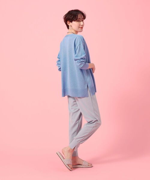 NOLLEY’S Sophi（ノーリーズソフィ）の「ドライダンボールジョガーパンツ（その他パンツ・レディース・ブラック/サックスブルー・38/36）」の5枚目の写真