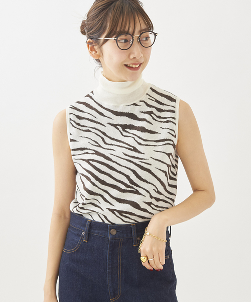 plage（プラージュ）の「W JACQUARD プルオーバー◆（ニット/セーター・レディース・ホワイト/グレー・FREE）」の18枚目の写真