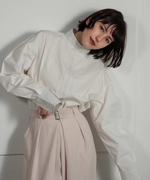 lawgy | detachable collar stitch shirt(シャツ/ブラウス)