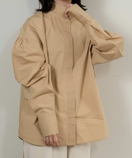 lawgy（ラウジー）の「detachable collar stitch shirt（シャツ/ブラウス・レディース・ホワイト/ベージュ・FREE）」の11枚目の写真