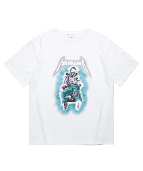 MAHAGRID（マハグリッド）の「【mahagrid】THRILLER MAN TEE / マハグリッド スリラーマン グラフィック Tシャツ（Tシャツ/カットソー・メンズ・ホワイト/チャコールグレー/ブラック・MEDIUM/LARGE）」の2枚目の写真