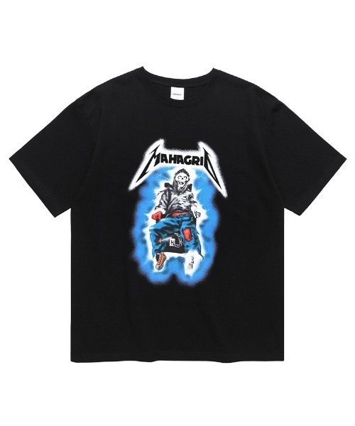 MAHAGRID（マハグリッド）の「【mahagrid】THRILLER MAN TEE / マハグリッド スリラーマン グラフィック Tシャツ（Tシャツ/カットソー・メンズ・ホワイト/チャコールグレー/ブラック・MEDIUM/LARGE）」の3枚目の写真