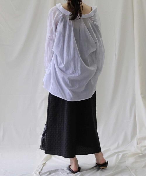 HONEYSUCKLE ROSE（ハニーサックルローズ）の「【HONEYSUCKLE ROSE】キャミワンピース（シャツワンピース・レディース・ブラック/ベージュ・L/M）」の12枚目の写真