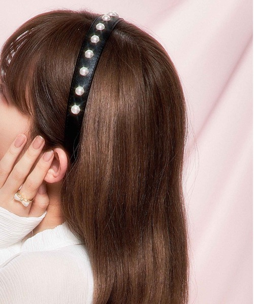 Mel cinna（メルシーナ）の「Mel cinna/stone Hair band（カチューシャ  