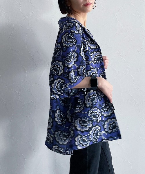 PAGEBOY（ページボーイ）の「モードアロハシャツ / セットアップ対応（シャツ/ブラウス・レディース・オフホワイト/ターコイズブルー/パープル系その他・FREE）」の15枚目の写真