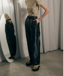 LE CIEL BLEU | シアーテーパードパンツ / Sheer Tailored Pants(その他パンツ)