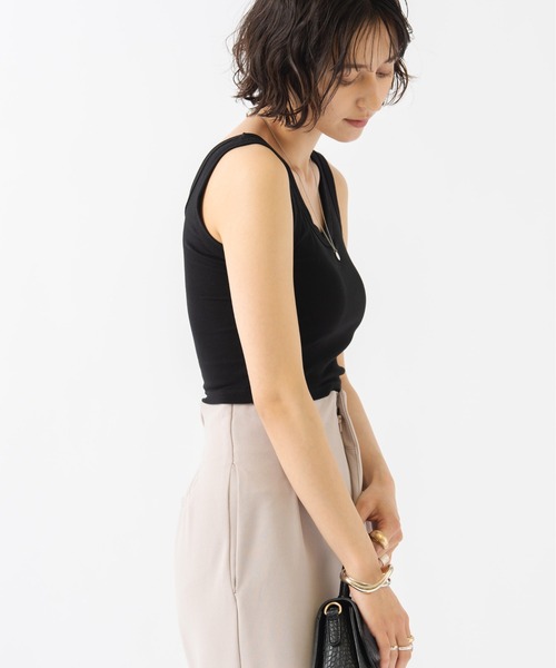 HANNE(アン)の「ショートタンク(Tシャツ/カットソー・レディース・ホワイト/ブラック/イエロー/レッド・フリー)」の13枚目の写真