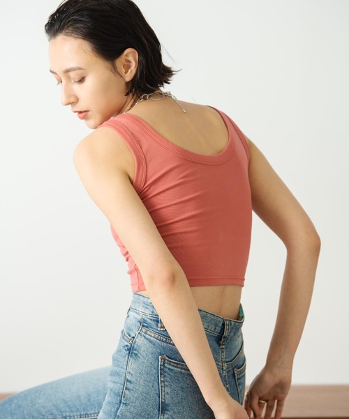 HANNE(アン)の「ショートタンク(Tシャツ/カットソー・レディース・ホワイト/ブラック/イエロー/レッド・フリー)」の20枚目の写真