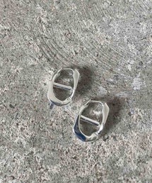 メタルデザインピアス