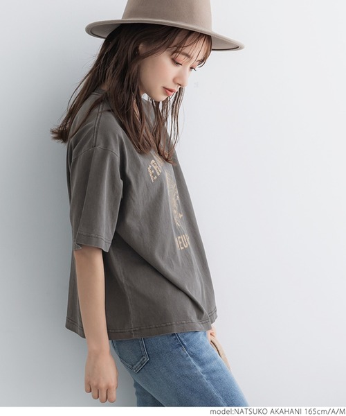 coca(coca)(コカ)の「ビンテージライクピグメントTee(Tシャツ/カットソー・レディース・A/B・M/L)」の5枚目の写真