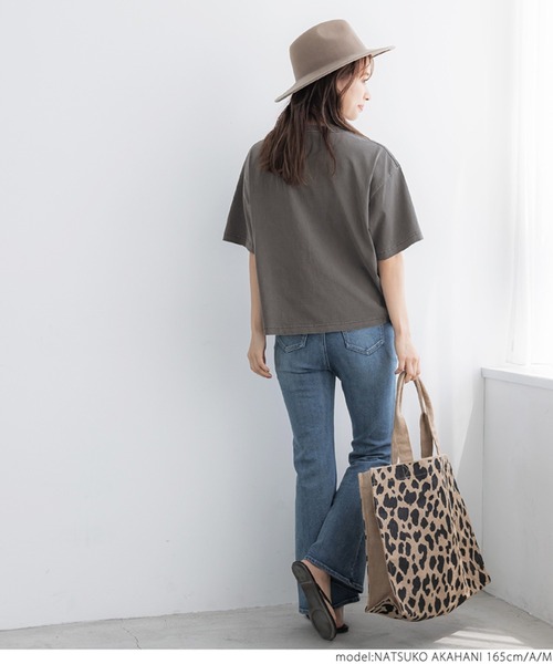 coca(coca)(コカ)の「ビンテージライクピグメントTee(Tシャツ/カットソー・レディース・A/B・M/L)」の6枚目の写真