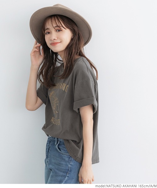 coca(coca)(コカ)の「ビンテージライクピグメントTee(Tシャツ/カットソー・レディース・A/B・M/L)」の7枚目の写真