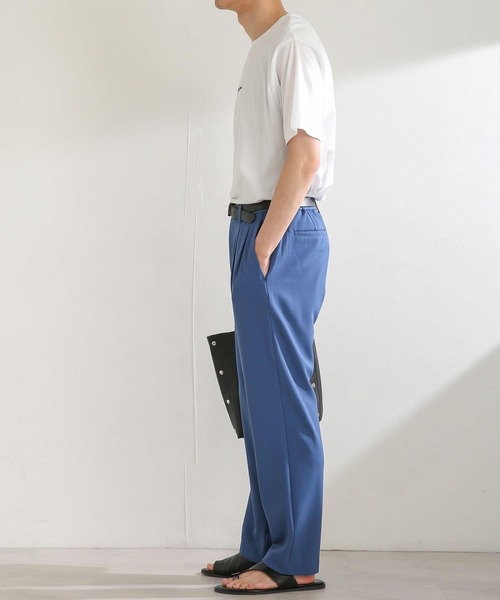 SENSE OF PLACE by URBAN RESEARCH（センスオブプレイスバイアーバンリサーチ）の「オーガニックコットンシシュウTシャツ(5分袖)（Tシャツ/カットソー・メンズ・ライトブルー/ホワイト/ブラック/グリーン・LARGE/MEDIUM）」の10枚目の写真