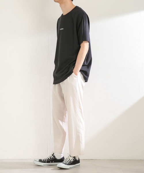 SENSE OF PLACE by URBAN RESEARCH（センスオブプレイスバイアーバンリサーチ）の「オーガニックコットンシシュウTシャツ(5分袖)（Tシャツ/カットソー・メンズ・ライトブルー/ホワイト/ブラック/グリーン・LARGE/MEDIUM）」の20枚目の写真