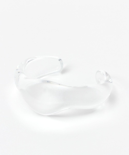 LEPSIM（レプシィム）の「プックリクリアバングル　298419（バングル/リストバンド・レディース・ブラウン/グリーン/クリア・ONE SIZE）」の4枚目の写真