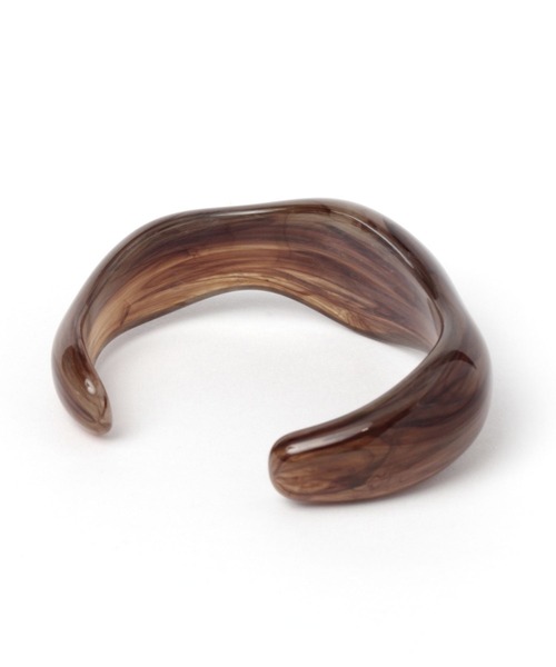 LEPSIM（レプシィム）の「プックリクリアバングル　298419（バングル/リストバンド・レディース・ブラウン/グリーン/クリア・ONE SIZE）」の7枚目の写真