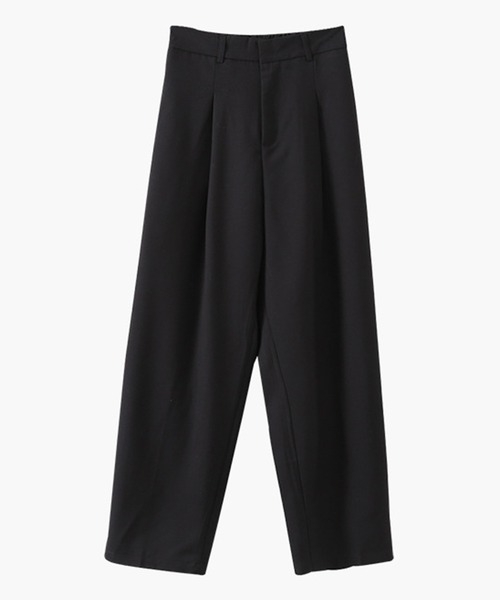 DAY CLOSET(デイ クローゼット)の「レディース タック入りストレートカラースラックス(スラックス・レディース・スモークピンク/ブラック/オフホワイト/カーキブラウン・M/L/S)」の17枚目の写真