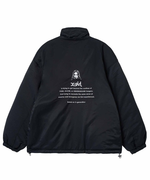 X-girl（エックスガール）の「REVERSIBLE QUILTED JACKET