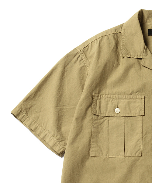 BEAMS(ビームス)の「VAPORIZE / オーバーダイ ミリタリー 半袖シャツ(シャツ/ブラウス・メンズ・カーキ/オリーブ/ネイビー・SMALL/LARGE/MEDIUM/X-LARGE)」の12枚目の写真