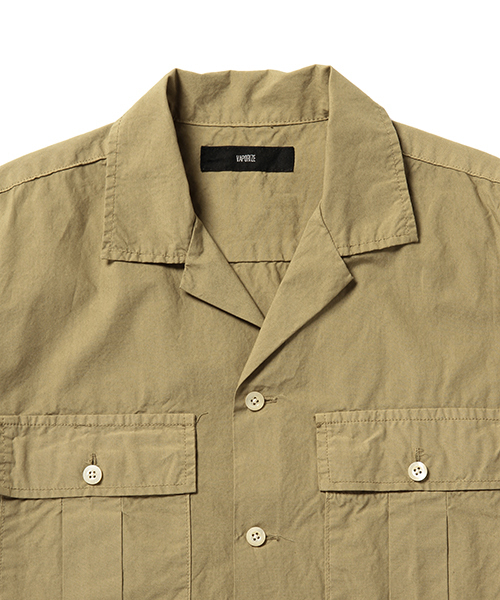 BEAMS(ビームス)の「VAPORIZE / オーバーダイ ミリタリー 半袖シャツ(シャツ/ブラウス・メンズ・カーキ/オリーブ/ネイビー・SMALL/LARGE/MEDIUM/X-LARGE)」の13枚目の写真