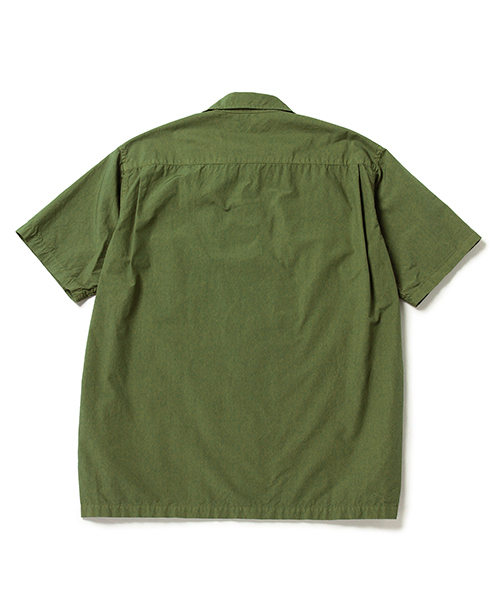 BEAMS(ビームス)の「VAPORIZE / オーバーダイ ミリタリー 半袖シャツ(シャツ/ブラウス・メンズ・カーキ/オリーブ/ネイビー・SMALL/LARGE/MEDIUM/X-LARGE)」の7枚目の写真