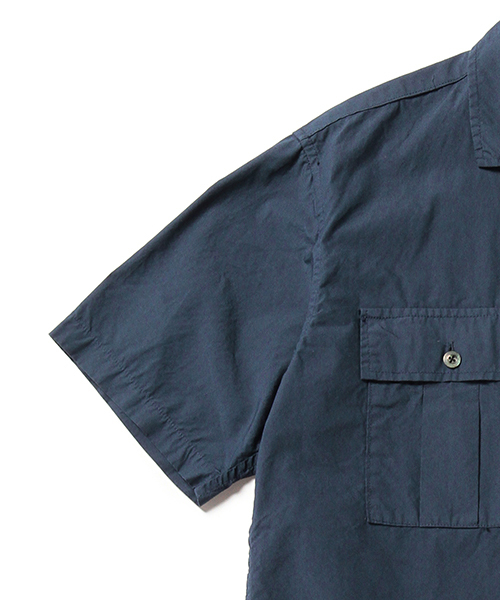 BEAMS(ビームス)の「VAPORIZE / オーバーダイ ミリタリー 半袖シャツ(シャツ/ブラウス・メンズ・カーキ/オリーブ/ネイビー・SMALL/LARGE/MEDIUM/X-LARGE)」の8枚目の写真