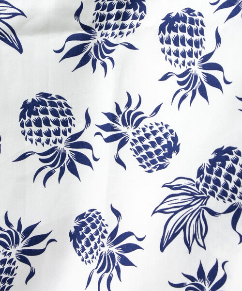 NOLLEY'S goodman(ノーリーズグッドマン)の「【Hilo Hattie/ヒロハッティ】Aloha Shirt Pineapplles アロハシャツ(シャツ/ブラウス・メンズ・ブルー系その他/ホワイト×ネイビー/グレー・M/L)」の11枚目の写真