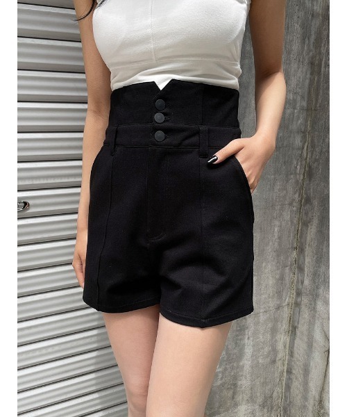 ENVYM(アンビー)の「H/WショートPT(その他パンツ・レディース・ブラック・S/M)」の10枚目の写真