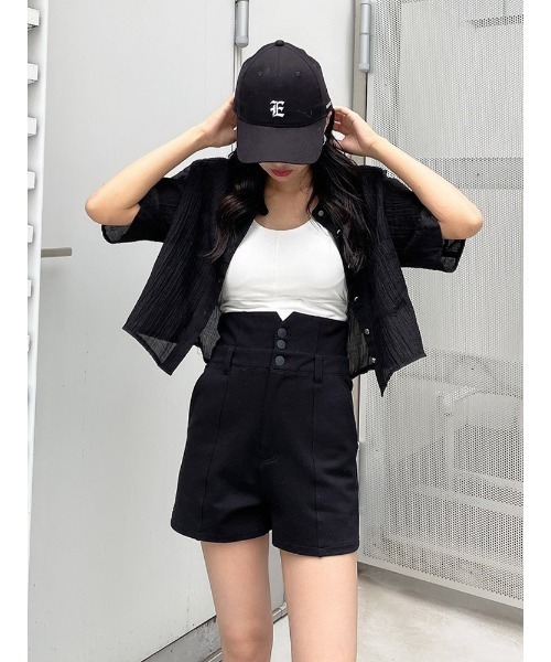 ENVYM(アンビー)の「H/WショートPT(その他パンツ・レディース・ブラック・S/M)」の11枚目の写真