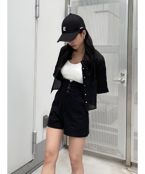 ENVYM(アンビー)の「H/WショートPT(その他パンツ・レディース・ブラック・S/M)」の12枚目の写真