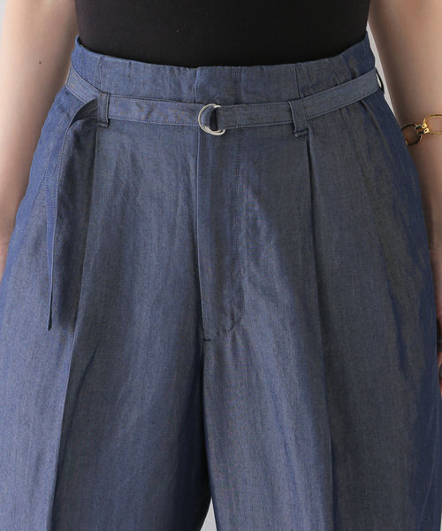 JOURNAL STANDARD relume（ジャーナルスタンダード　レリューム）の「リヨセルデニムスラックス（デニムパンツ・レディース・ネイビー・36/38）」の12枚目の写真